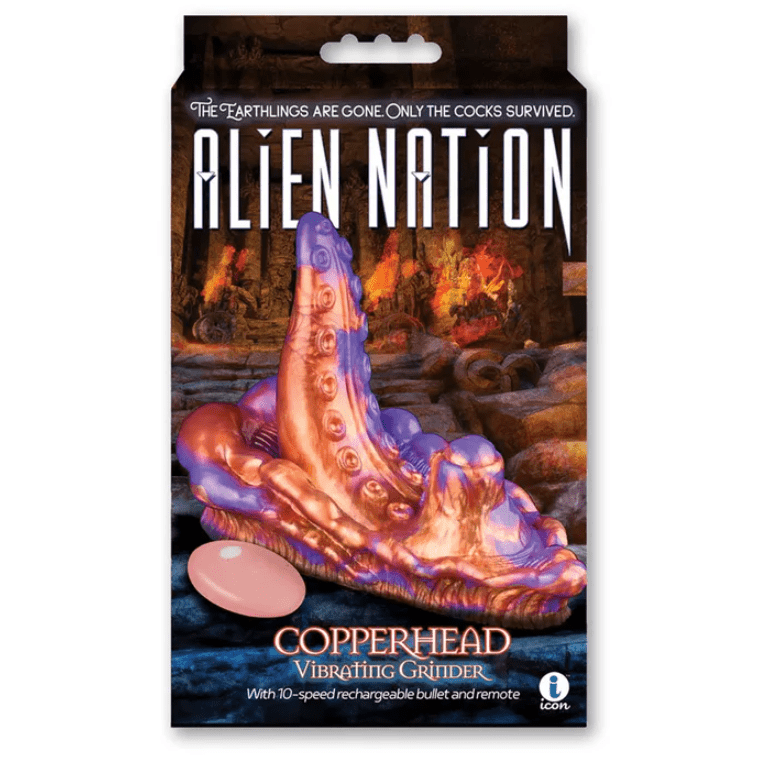 Alien Nation Copperhead - Vibrating Fantasy Grinder Pad with Remote