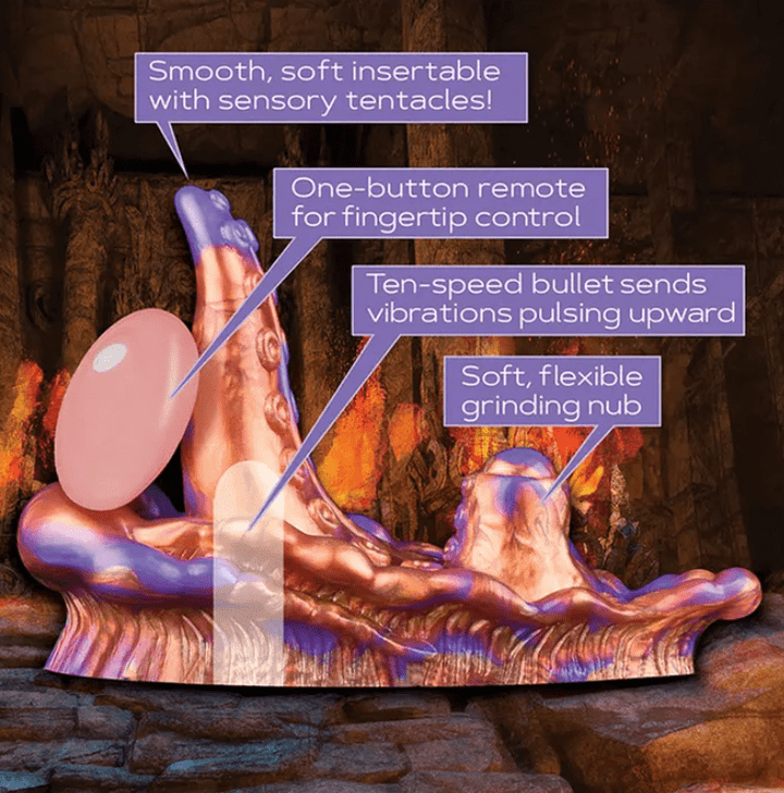 Alien Nation Copperhead - Vibrating Fantasy Grinder Pad with Remote