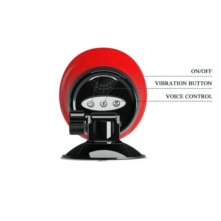 Crazy Bull Delia Vibrating Vagina Stroker with Suction Base - Flesh