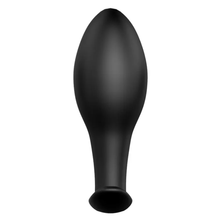 Party Up Jeff Silicone 8.5cm Butt Plug - Black