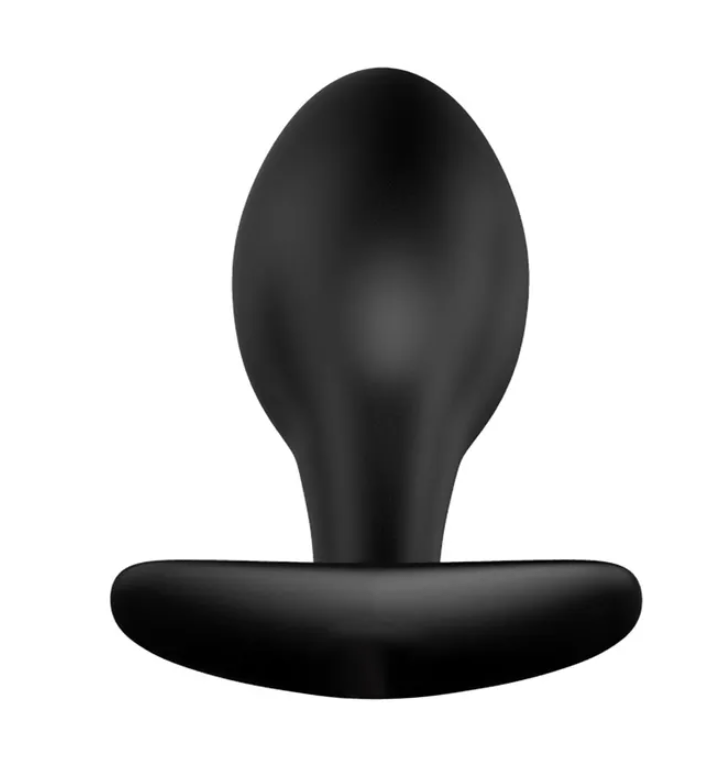 Party Up Jeff Silicone 8.5cm Butt Plug - Black