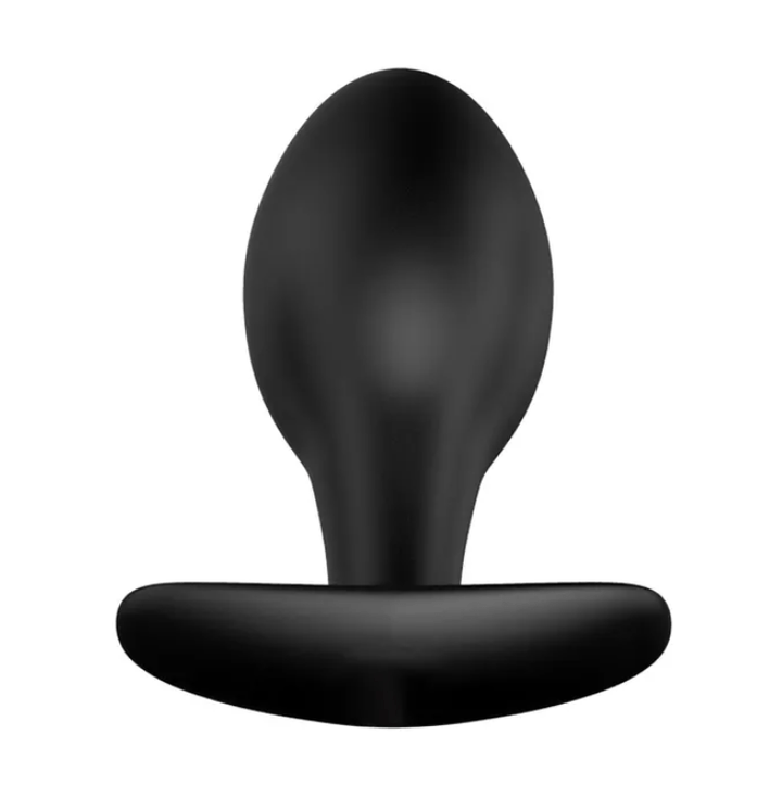 Party Up Jeff Silicone 8.5cm Butt Plug - Black