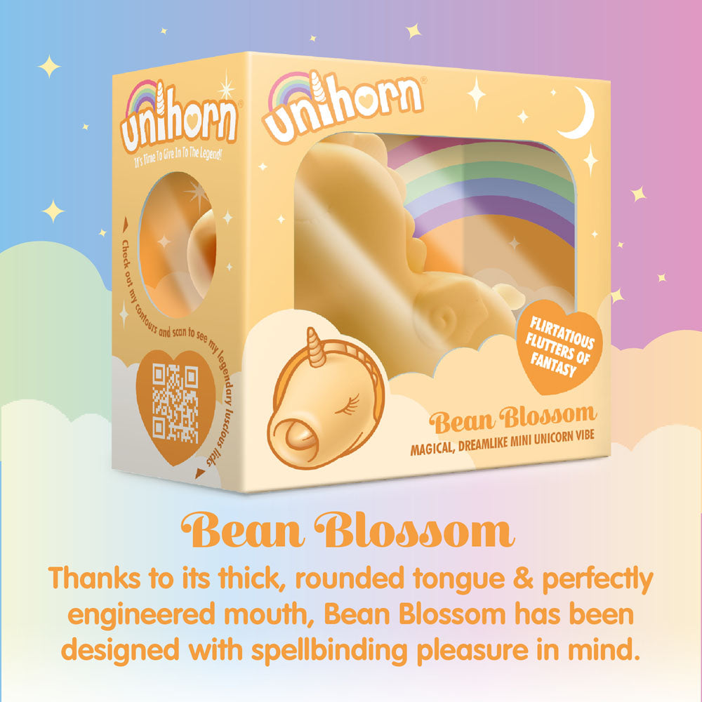 Unihorn - Bean Blossom - Yellow Flicking Stimulator
