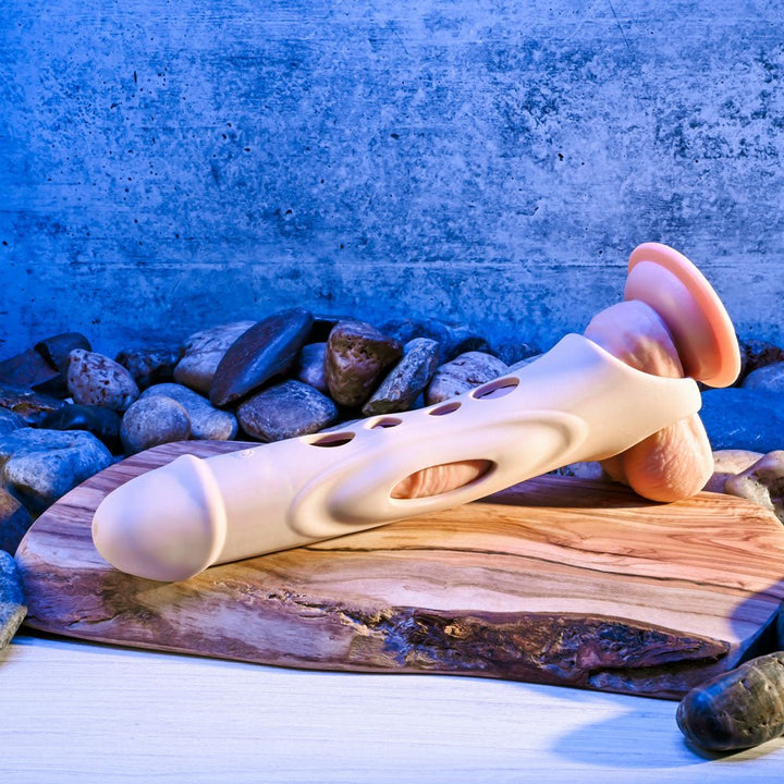 Zero Tolerance Big Boy - Vibrating Penis Extension Sleeve - Flesh