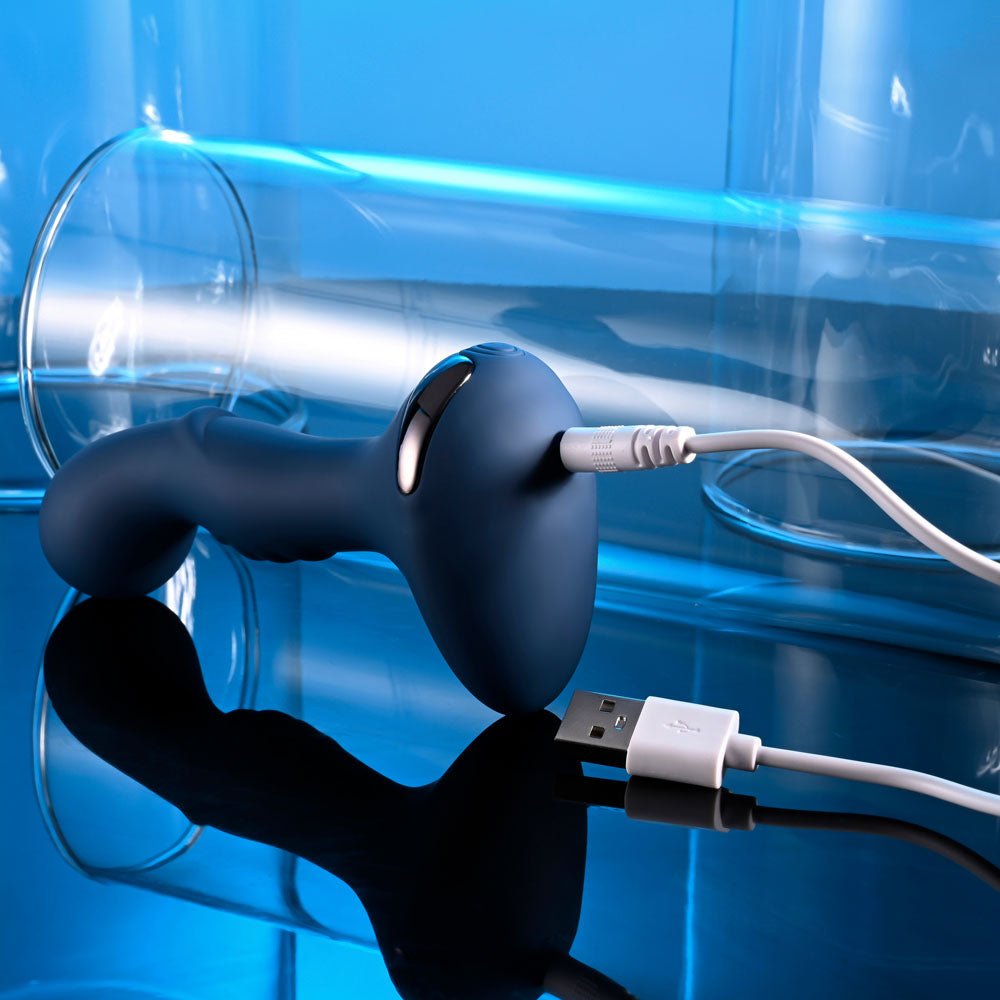 Zero Tolerance Blue Oasis - Vibrating Anal Plug - Blue