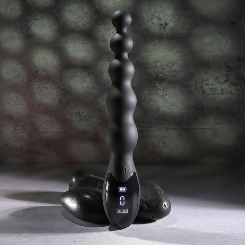 Zero Tolerance Backdoor Baton - Vibrating Anal Beads - Black