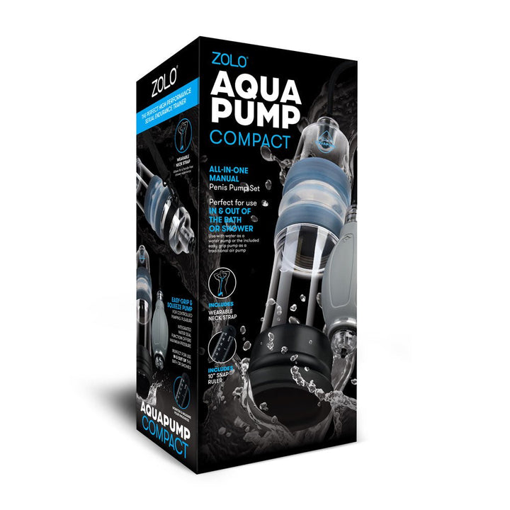 Zolo Aquapump Compact Penis Pump - Clear