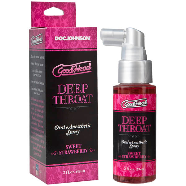 GoodHead Deep Throat Spray - Sweet Strawberry Flavoured - 59ml