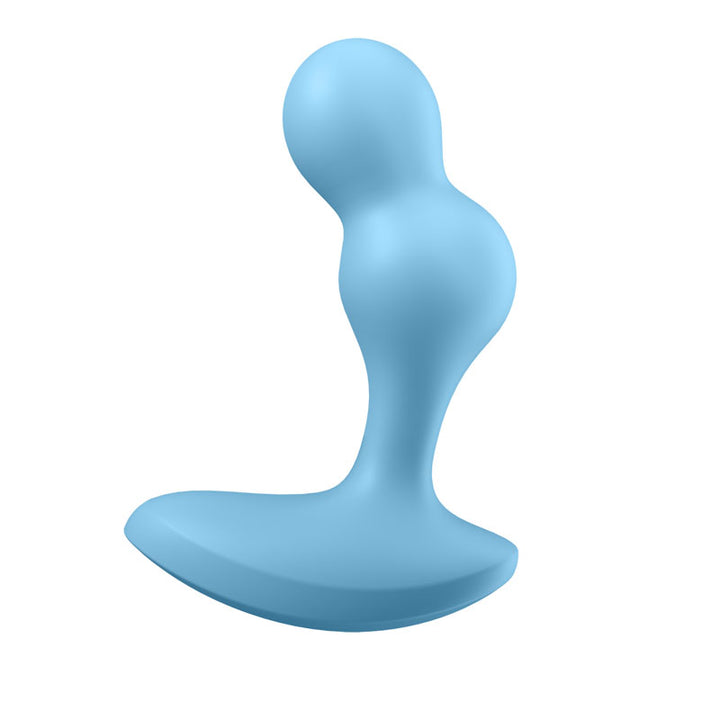 Satisfyer Deep Diver Vibrating Anal Plug with App Control - Light Blue