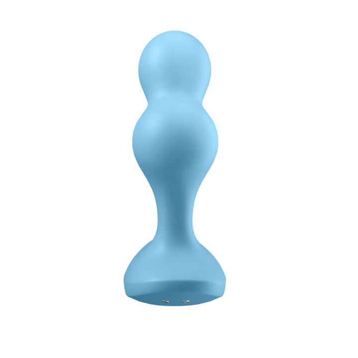 Satisfyer Deep Diver Vibrating Anal Plug with App Control - Light Blue