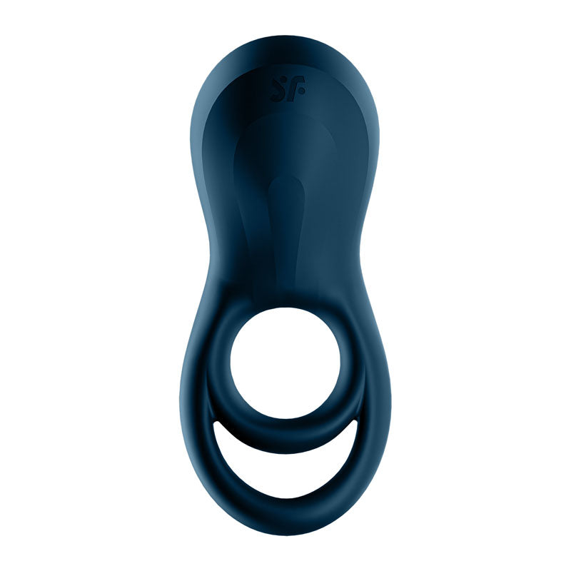 Satisfyer Epic Duo - Navy Blue - Cock & Balls Ring with App Control