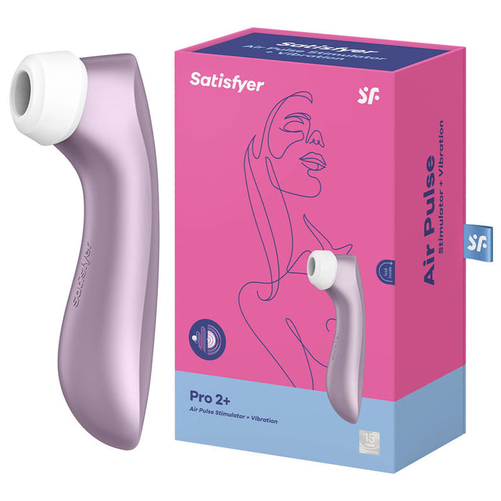 Satisfyer Pro 2+ Touch-Free Clitoral Stimulator - Purple