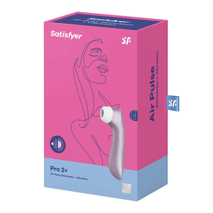 Satisfyer Pro 2+ Touch-Free Clitoral Stimulator - Purple