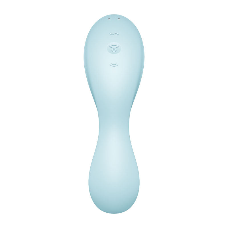 Satisfyer Curvy Trinity 5 - Blue - Air Pulse Stimulator with App Control