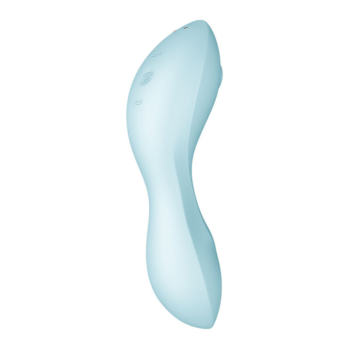 Satisfyer Curvy Trinity 5 - Blue - Air Pulse Stimulator with App Control