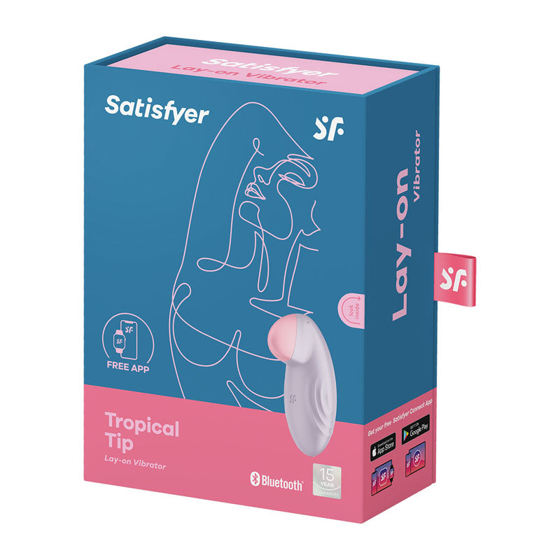 Satisfyer Tropical Tip Stimulator with App Control - Lilac