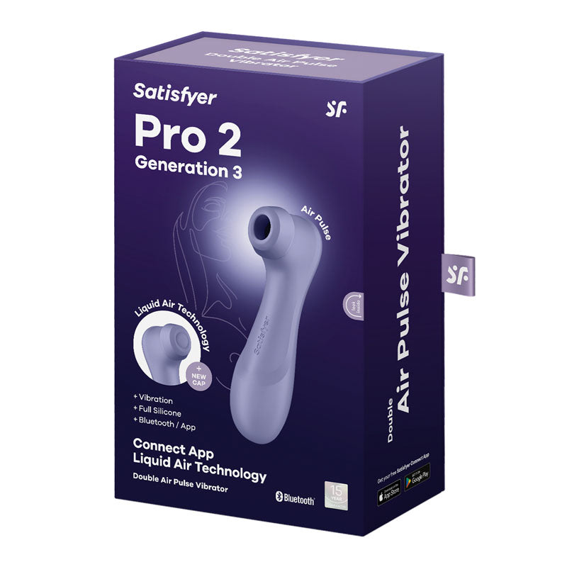 Satisfyer Pro 2 Gen 3 Clitoral Stimulator with App Control - Lilac