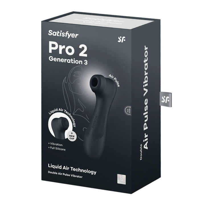Satisfyer Pro 2 Gen 3 Touch-Free Clitoral Stimulator - Dark Grey