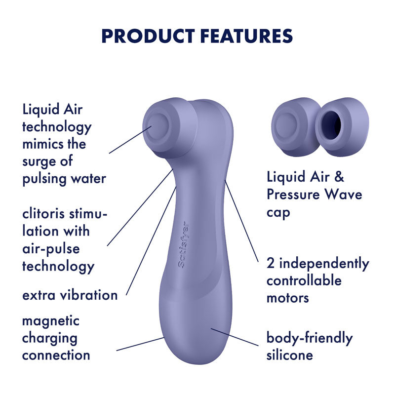 Satisfyer Pro 2 Gen 3 Touch-Free Clitoral Stimulator - Lilac