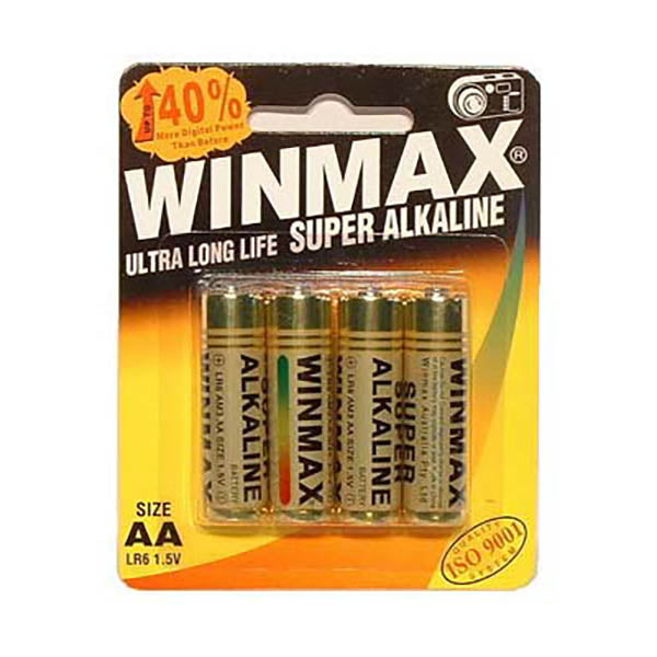Winmax AA Super Alkaline Batteries - 4 Pack