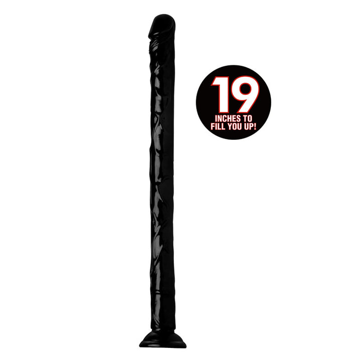 Hosed 19'' Realistic Hose - Black Anal Snake