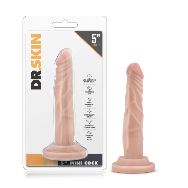 Dr. Skin 5 Inch Mini Cock - Flesh