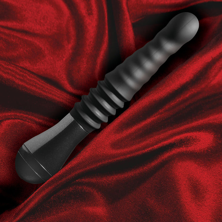 Temptasia Lazarus Thrusting Dildo - Black