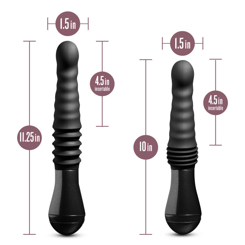 Temptasia Lazarus Thrusting Dildo - Black