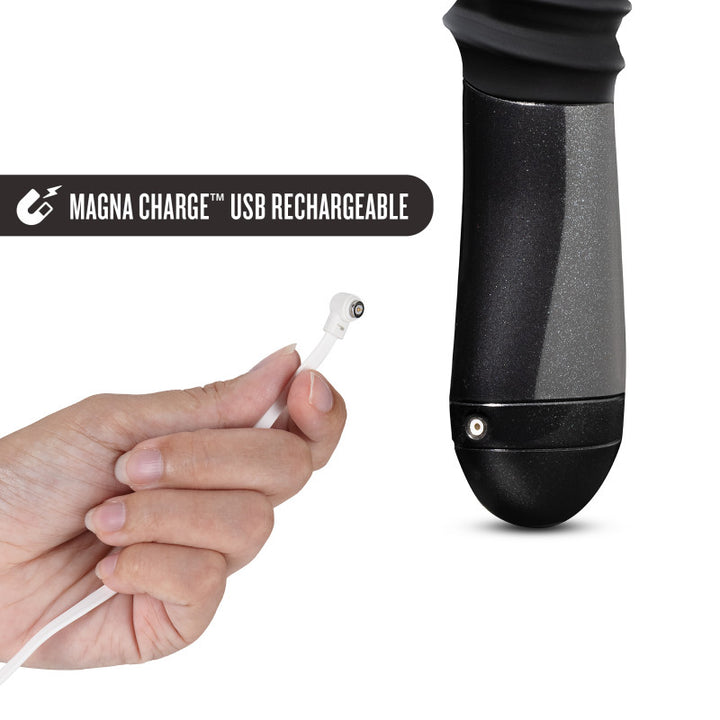 Temptasia Lazarus Thrusting Dildo - Black
