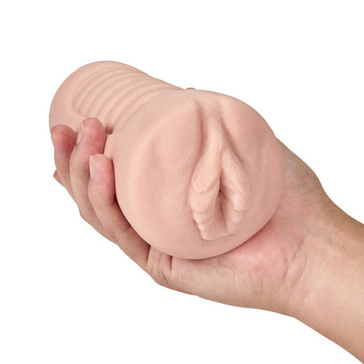 M Elite Soft and Wet - Annabella Vibrating Stroker - Flesh