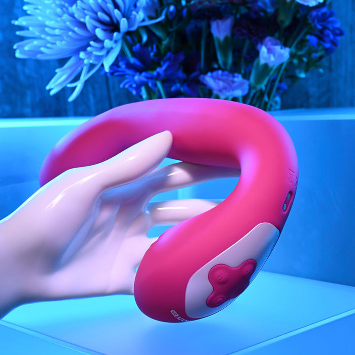 Evolved Buck Wild Thumping Dual Massager - Pink