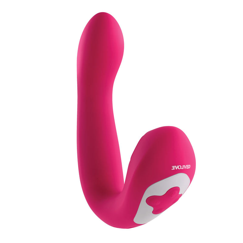 Evolved Buck Wild Thumping Dual Massager - Pink