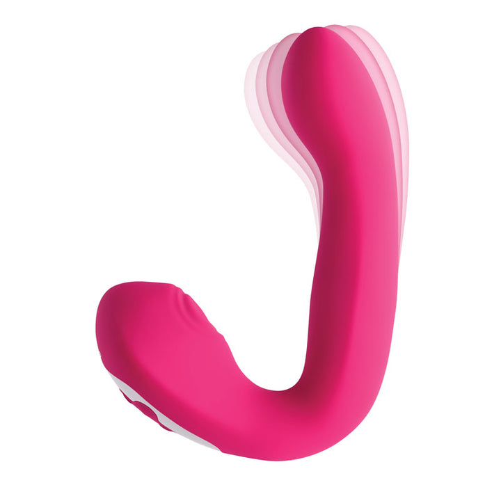 Evolved Buck Wild Thumping Dual Massager - Pink