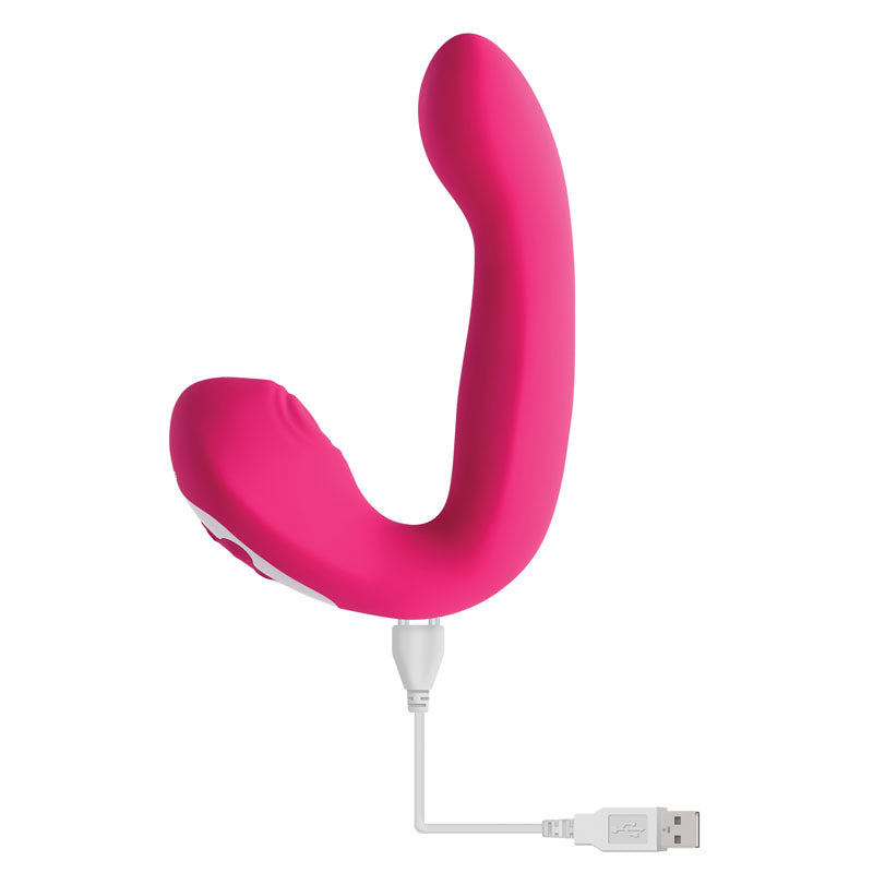 Evolved Buck Wild Thumping Dual Massager - Pink