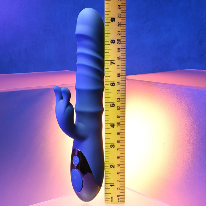 Evolved The Ringer Rabbit Vibrator - Blue