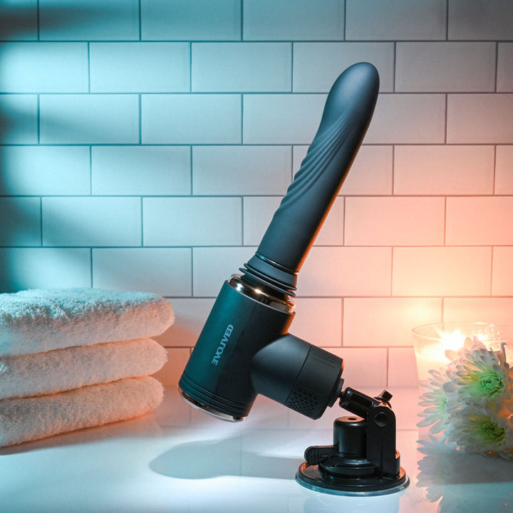 Evolved Too Hot to Handle - Thrusting Vibrator - Black