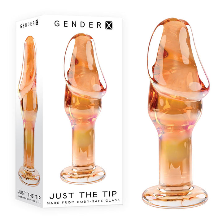 Gender X Just The Tip Anal Plug - Gold/Red