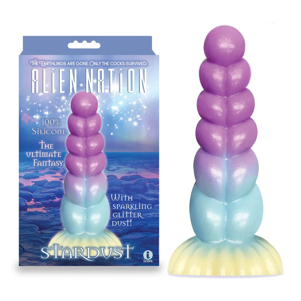 Alien Nation - Stardust Glitter Rainbow Fantasy Dong – Sex Toys Erotica