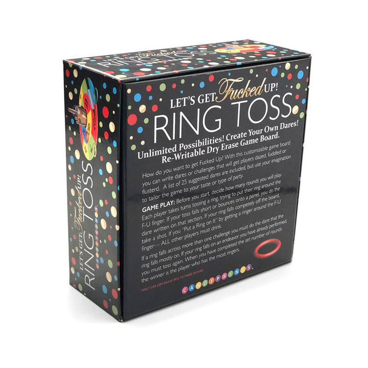 Lets Get Fucked Up Ring Toss Game