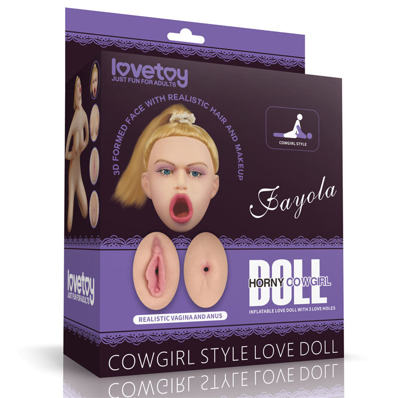 Fayola Horny Cowgirl Blow Up Sex Doll