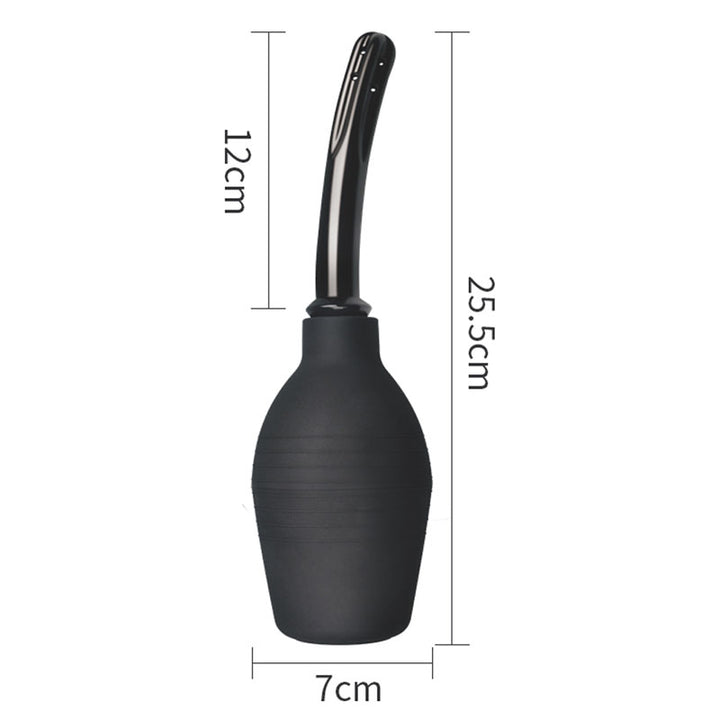 Bondage Fetish Deluxe Curved Douche - Black 310ml