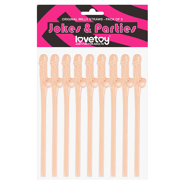 Jokes & Parties Original Willy Straws - 9 Pack