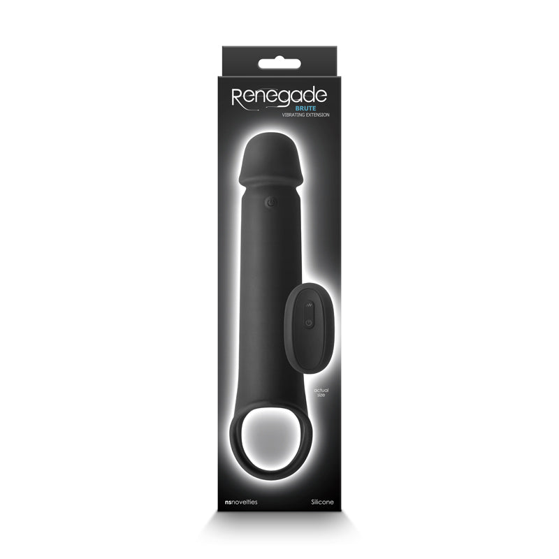 Renegade Brute - Black Vibrating Extender Sleeve