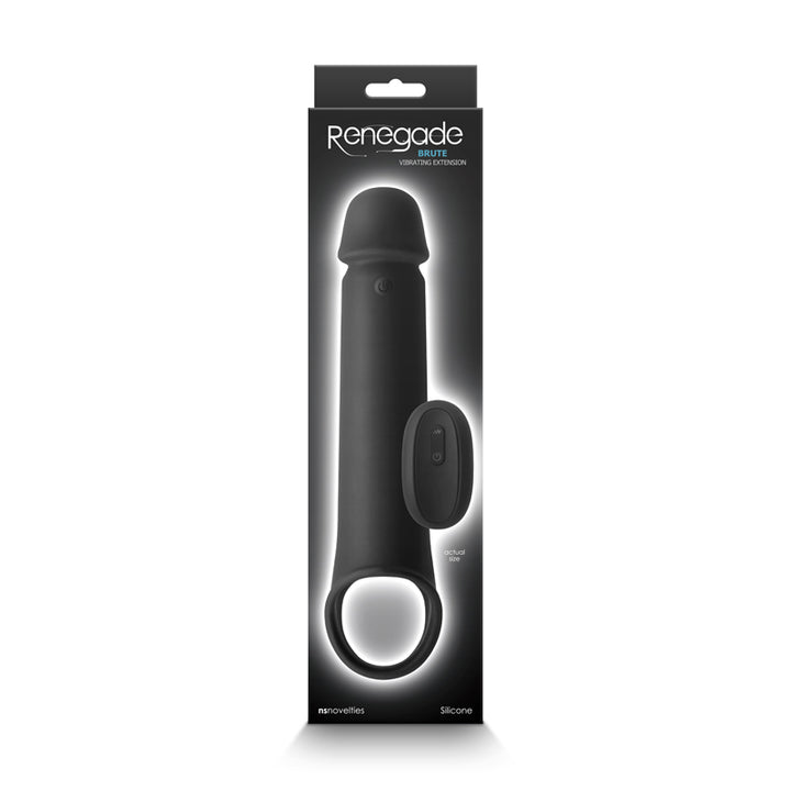 Renegade Brute - Black Vibrating Extender Sleeve