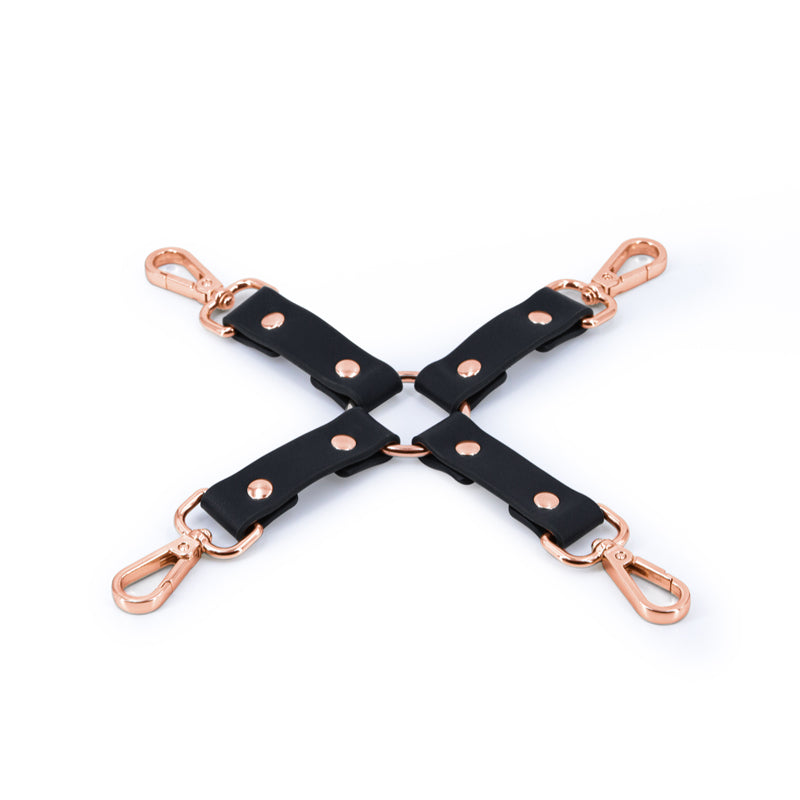 Bondage Couture Hog Tie - Black (No Cuffs Included)