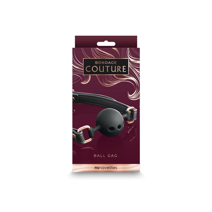 Bondage Couture Ball Gag -  Black