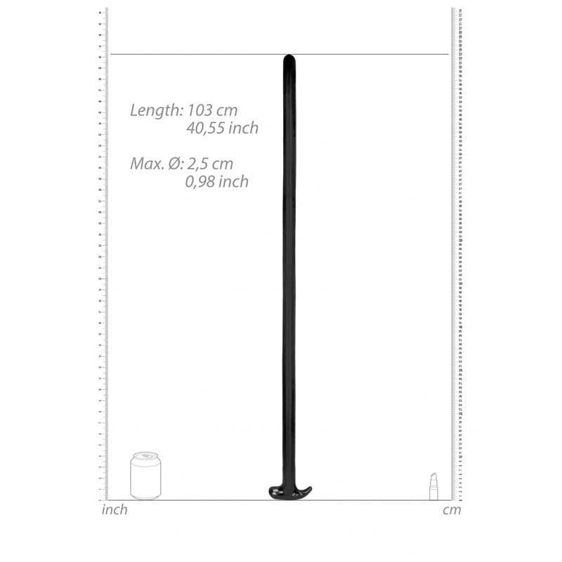 OUCH! Ass Snake 100cm Black Dildo