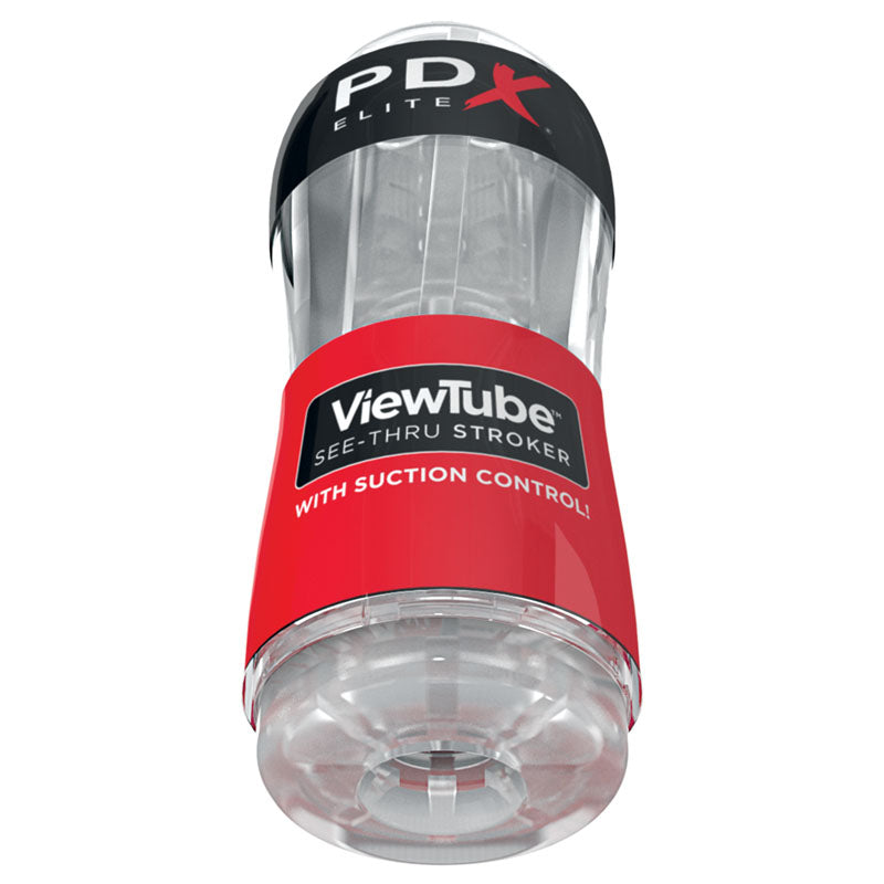 Pipedream Extreme Toys Elite View Tube Stroker - Clear