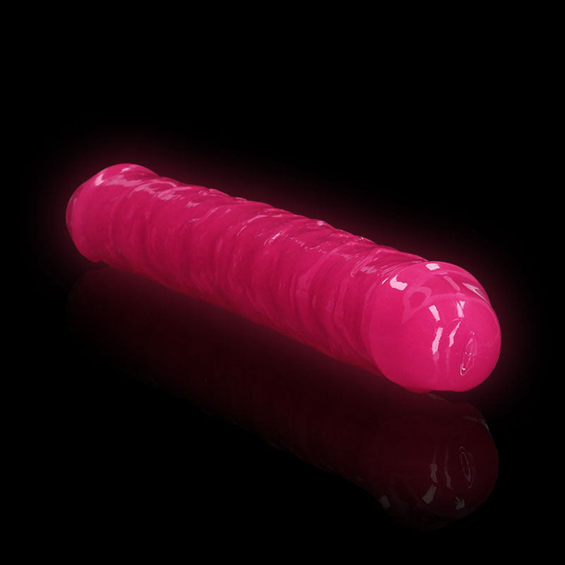 RealRock 12 Inch Glow in the Dark Double Dong - Pink