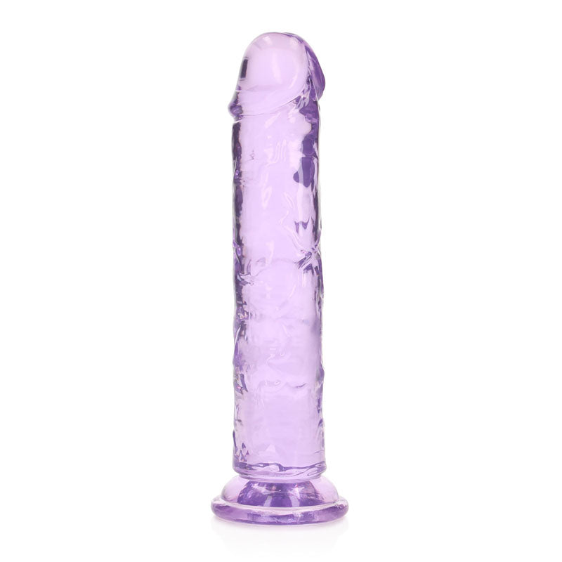 RealRock 8 Inch Straight Dildo - Purple